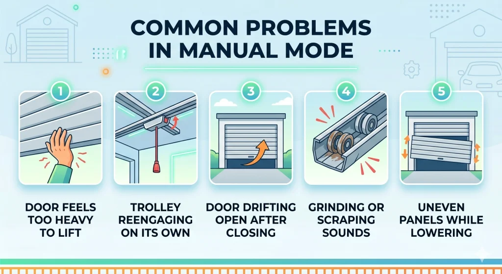 Common Problems in manual mode