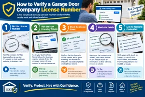 How to Verify a Garage Door Company License Number