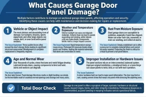 What Causes Garage Door Panel Damage?