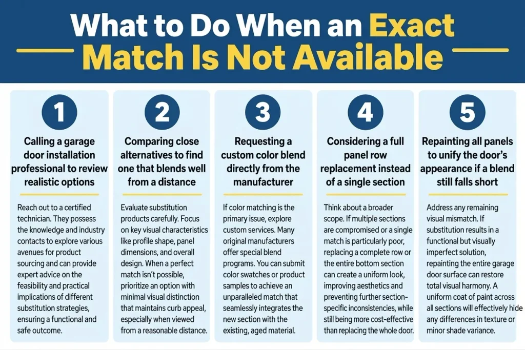 What to Do When an Exact Match Is Not Available