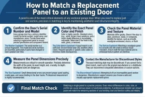 How to Match a Replacement Panel to an Existing Door